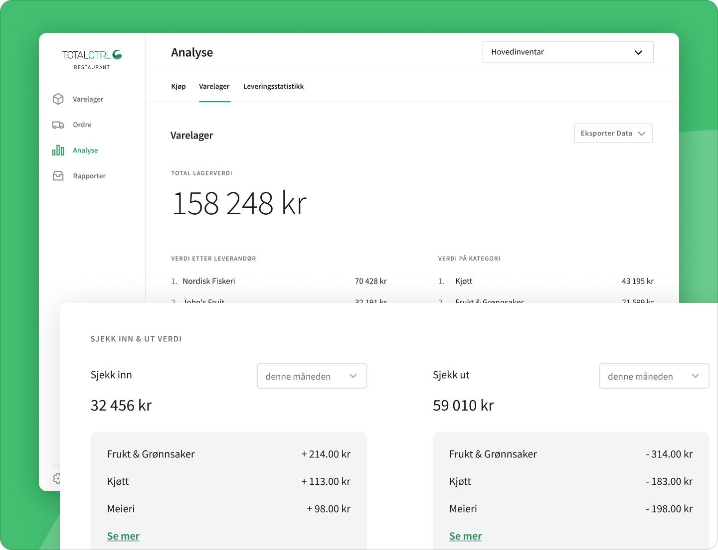 restaruant programvare